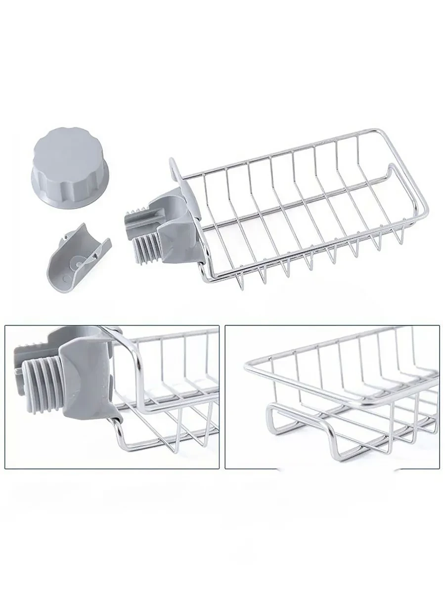 Подставка на кран Sink Holder одинарная для губок/мыла (1499111694) - фото 3