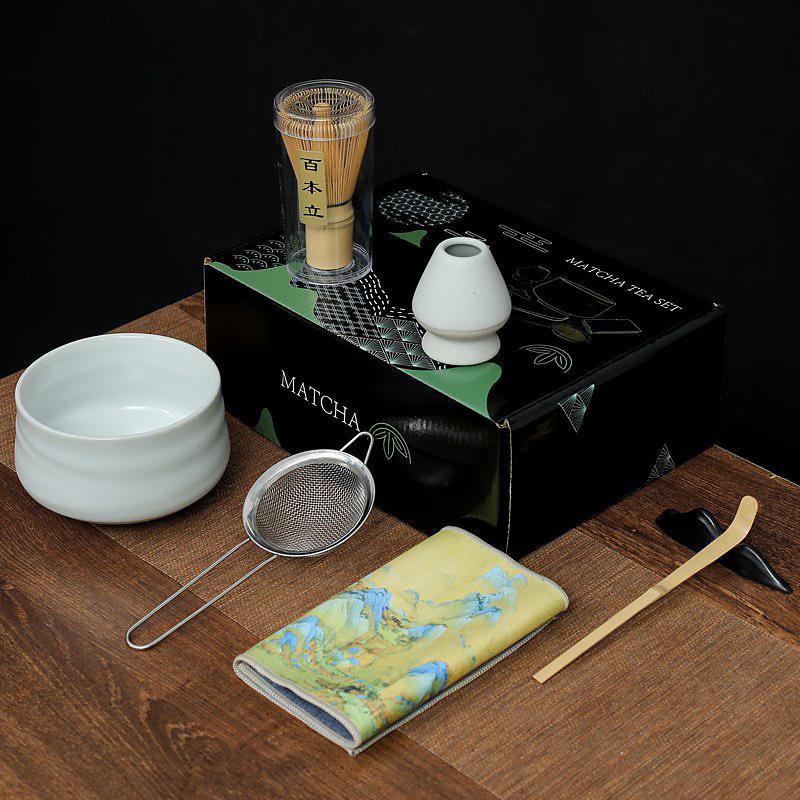 Набір Mavanto 5456 для приготування чаю матча 7 предметів White - фото 2 Набір Mavanto 5456 для приготування чаю матча 7 предметів White - фото 2