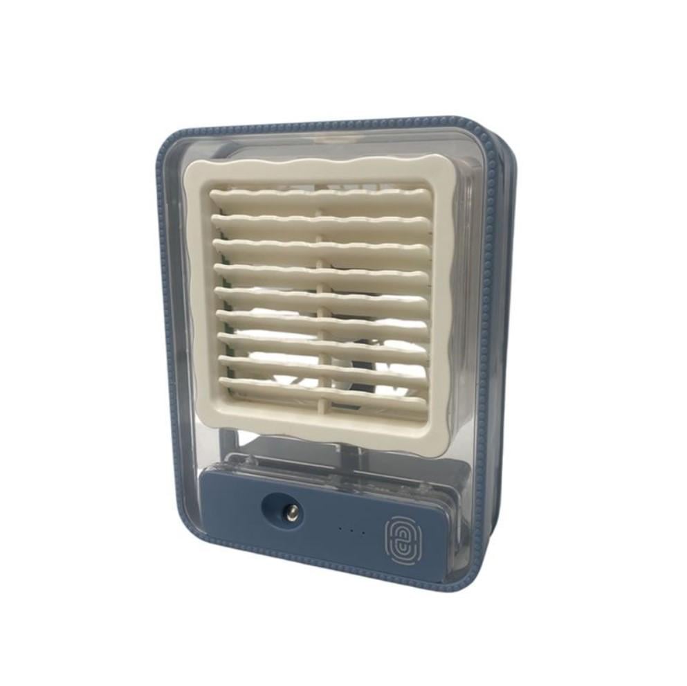 Вентилятор портативный Modern Fan аккумуляторный с функцией увлажнения и ночника Синий