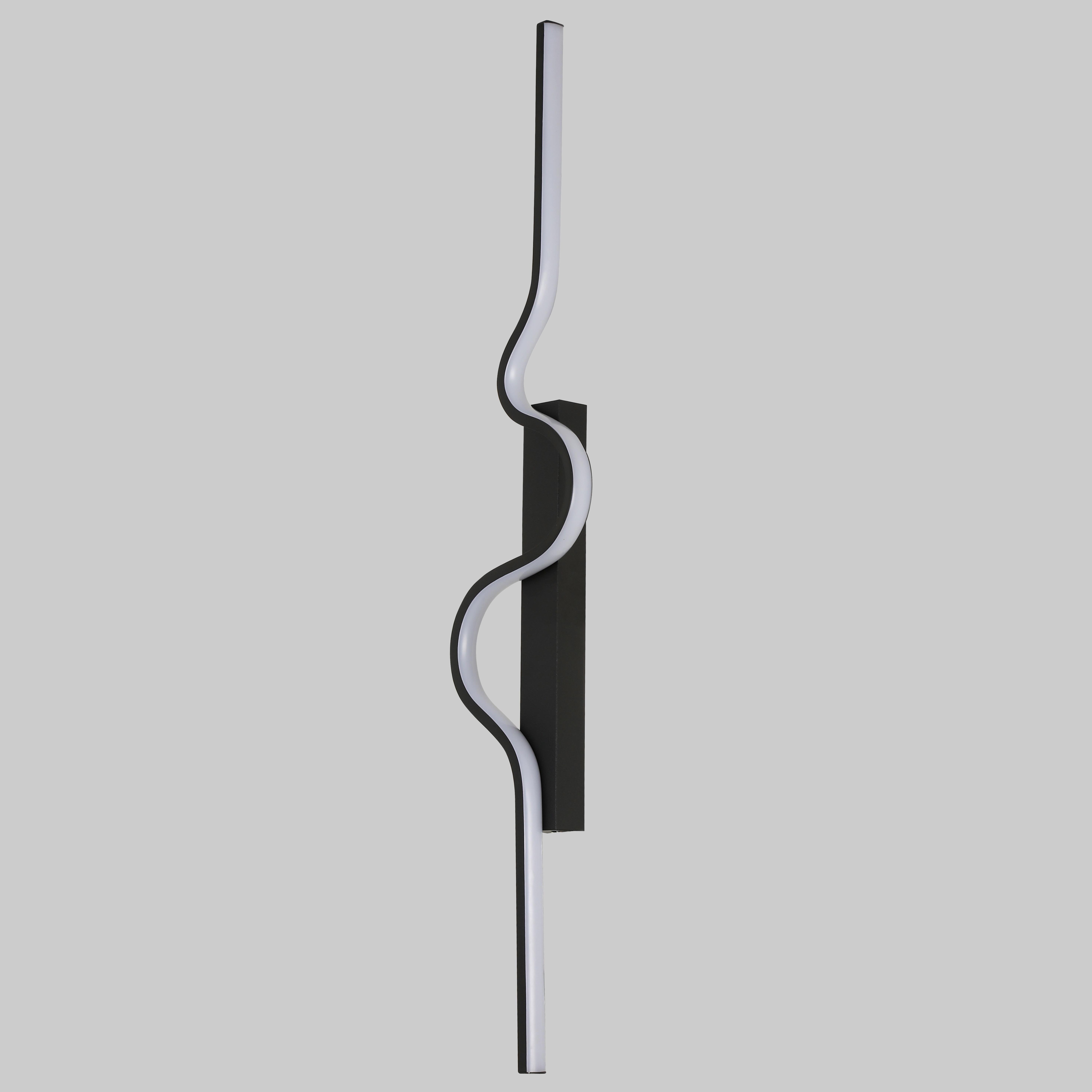 Бра/светильник настенный 26W 80 см Черный (86-AM604 (800) BK)