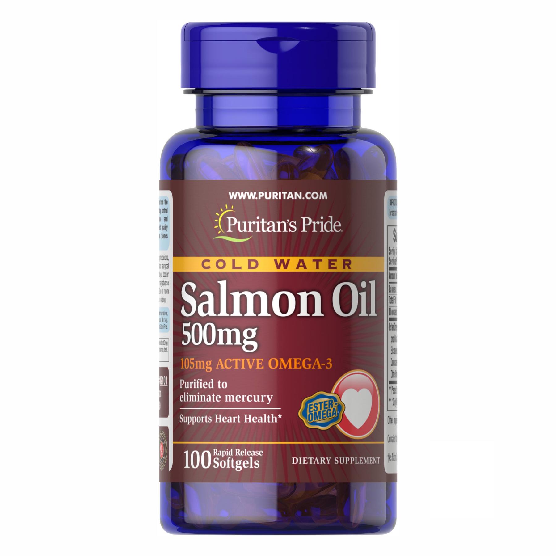 Добавка Salmon Oil 500 mg 100 caps (100-42-4951726-20)