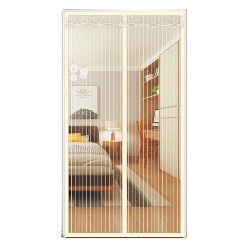 Сітка шторка антимоскітна від комарів на магнітах Magic Mesh 110х210 см Бежевий - фото 2 Сітка шторка антимоскітна від комарів на магнітах Magic Mesh 110х210 см Бежевий - фото 2