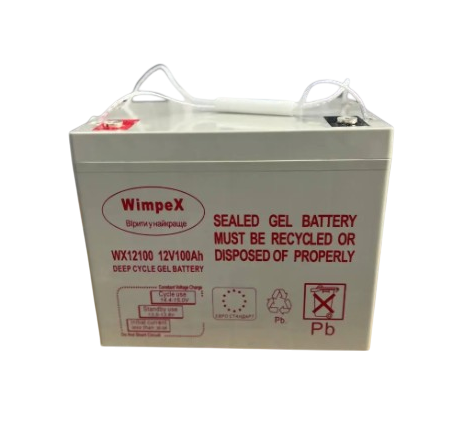 Аккумулятор гелевый WimpeX BATTERY GEL для котла/солнечных панелей 12V 100 Ah (20317)