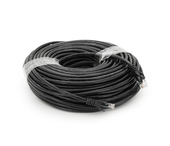 Патч-корд Ritar RJ45 Cat.6 UTP 40 м Black (PCR-CU6/40Bk)