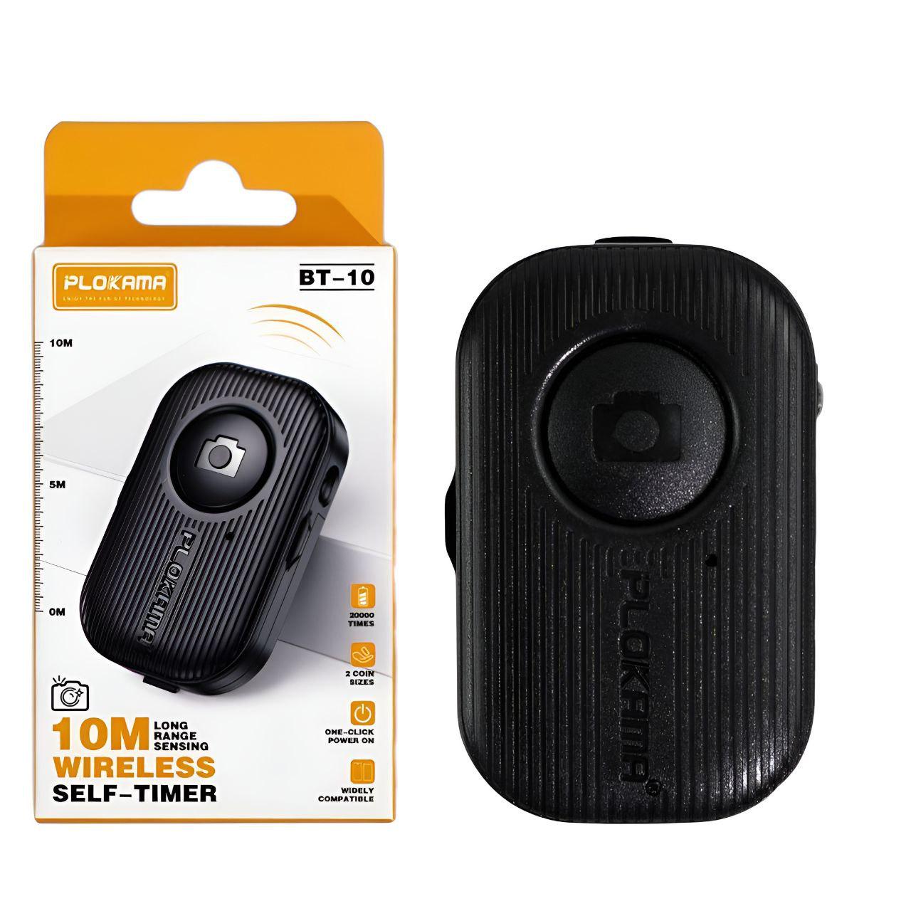 Пульт для селфи PLOKAMA BT-10 Bluetooth 3.0 CR2032 Черный Пульт для селфи PLOKAMA BT-10 Bluetooth 3.0 CR2032 Черный