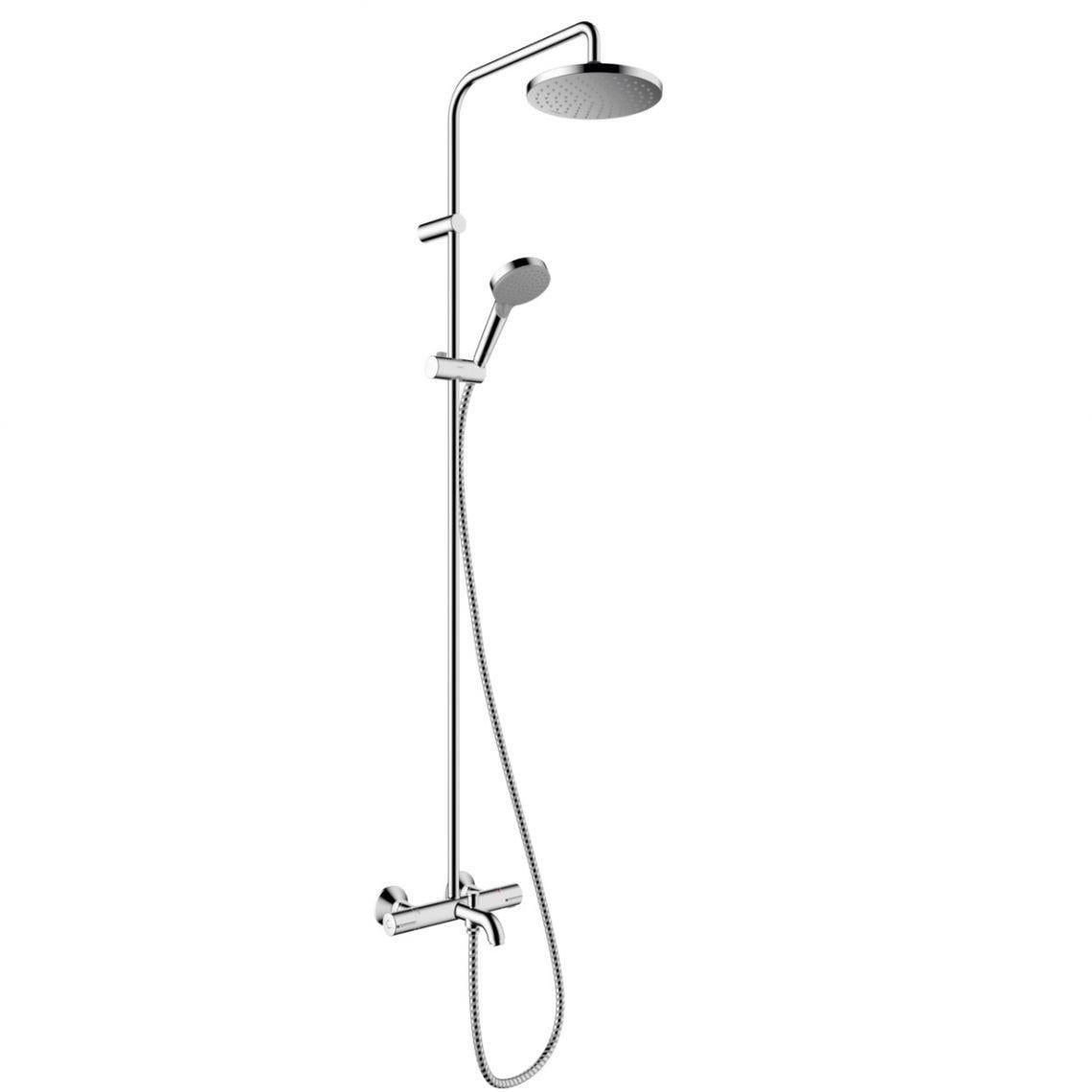 Душевая система Hansgrohe Vernis Blend 200 EcoSmart с термостатом Хром (LM-26274000)