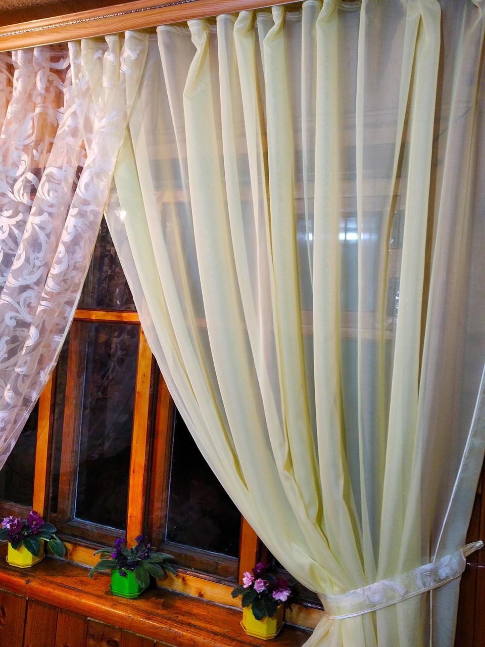 Шторы Вероника вензель Кремовый (1174757639) - фото 4