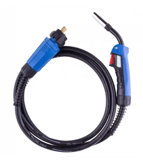 Зварювальний шланг МБ-15 200А 5 м з євророз'ємом для дроту 0,6-1,2 мм