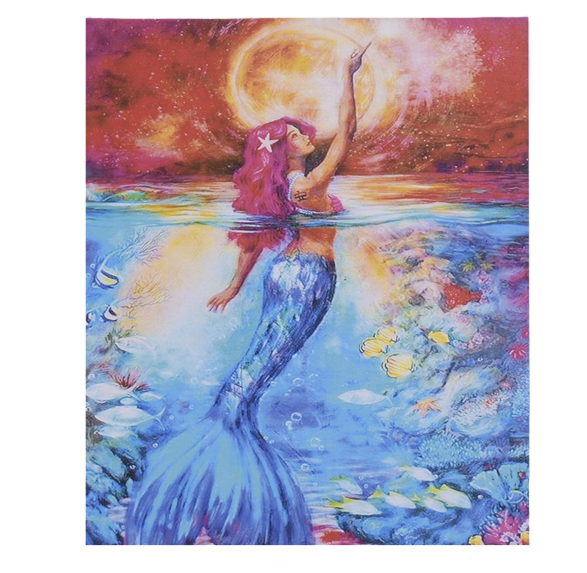 Алмазна мозаїка-картина за номерами TK Group YGJ 74757/30 Русалка в коробці 50х40 см (24710045)