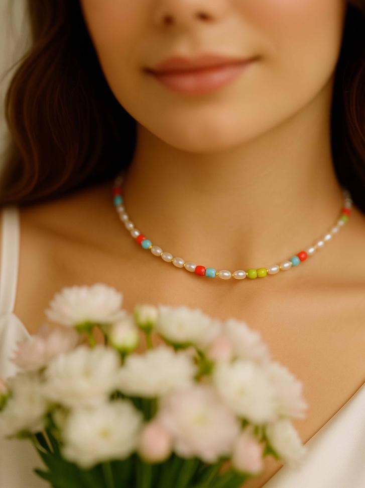 Чокер LeBijou із перлів та бісеру (5105)