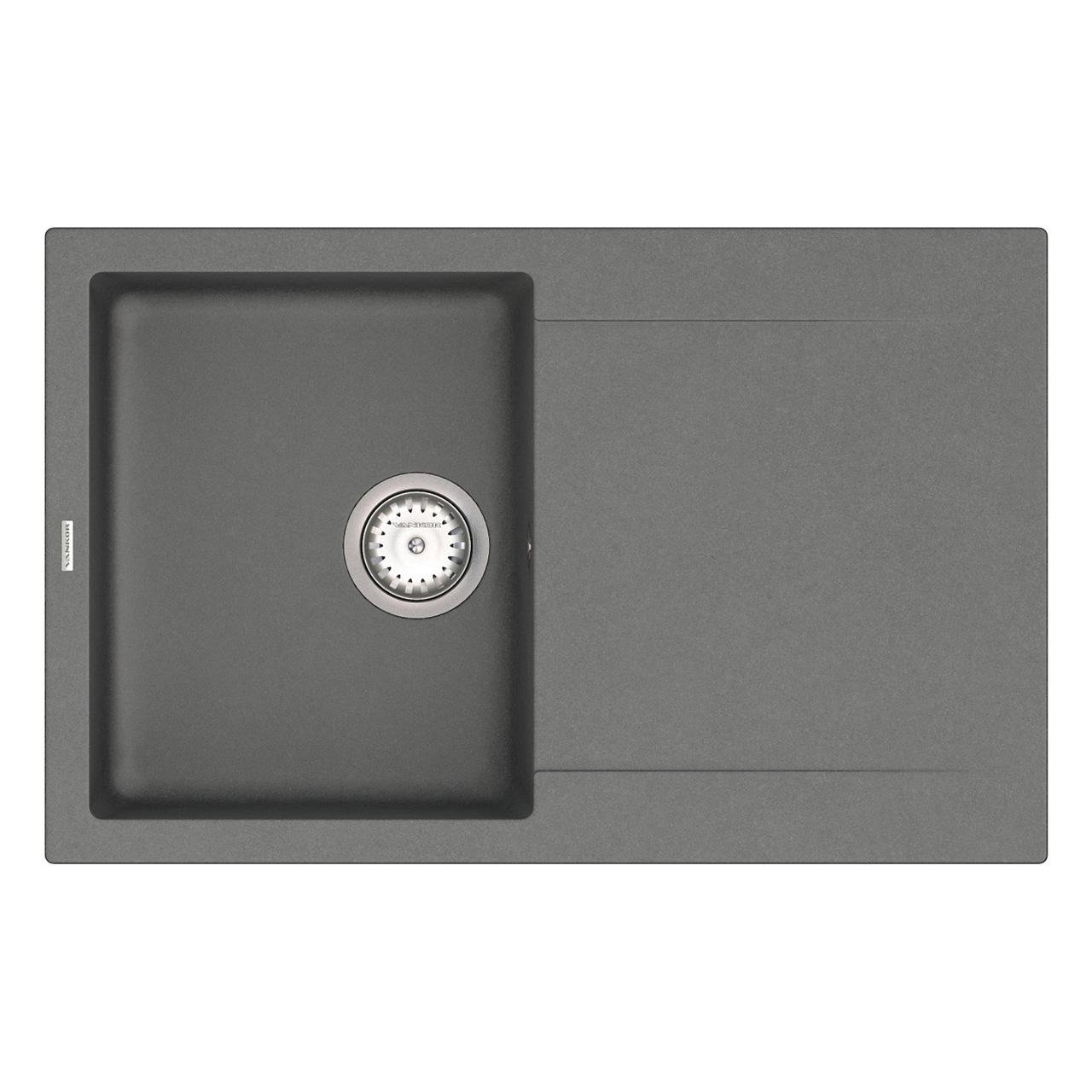 Мойка кухонная Vankor Orman OMP 02.78 + сифон 765х480х190 мм Gray - фото 3 Мойка кухонная Vankor Orman OMP 02.78 + сифон 765х480х190 мм Gray - фото 3