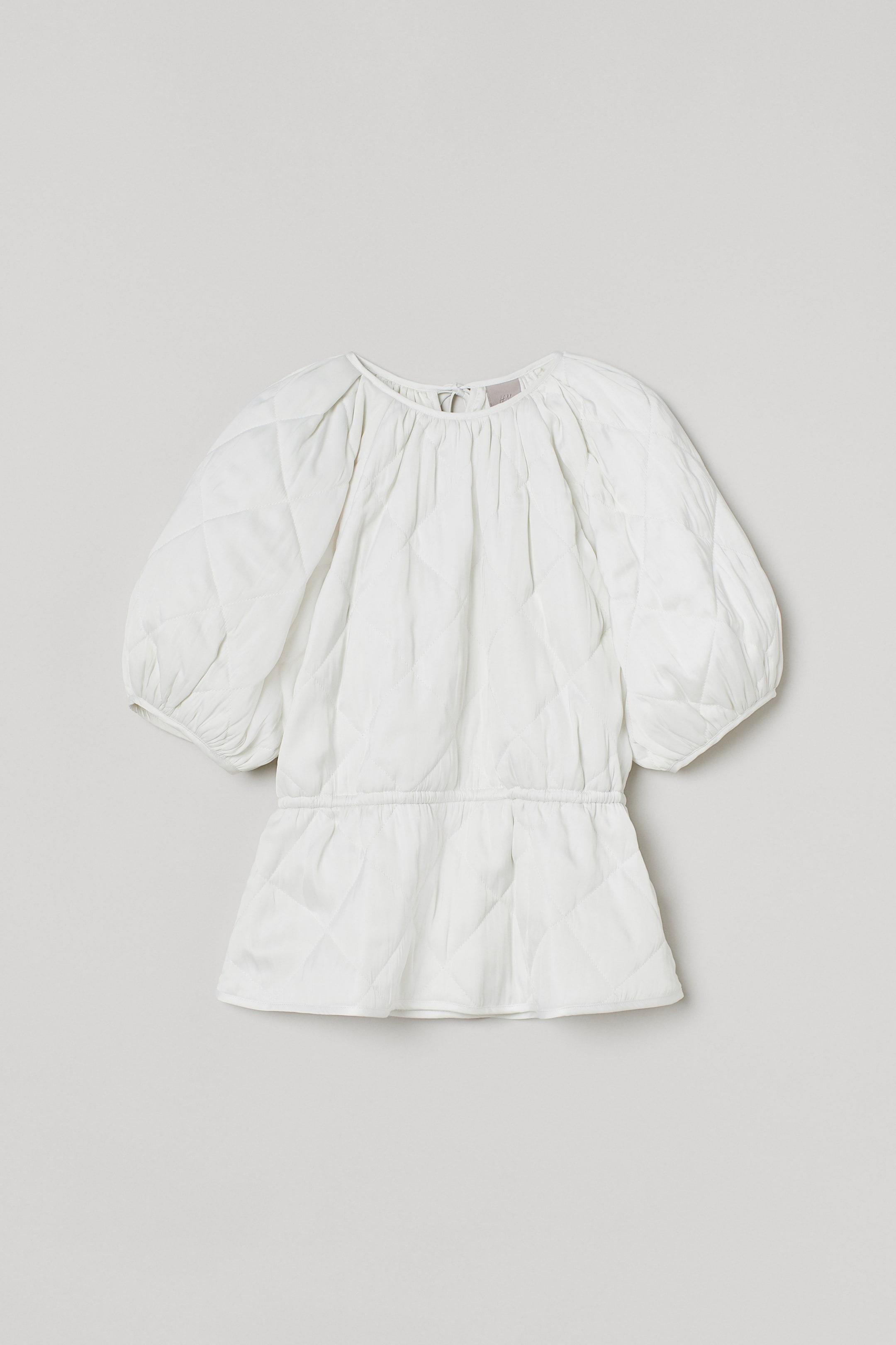 Блуза H&M р.36 Молочний (X2901921769)