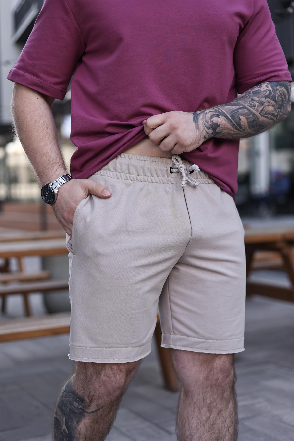 Комплект мужской летний BREEZE оверсайз L Розово-бежевый (1576420348/5/3) - фото 4 Комплект мужской летний BREEZE оверсайз L Розово-бежевый (1576420348/5/3) - фото 4