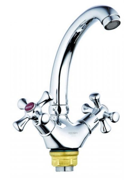 Смеситель для умывальника Zegor TLC-А827 на гайке