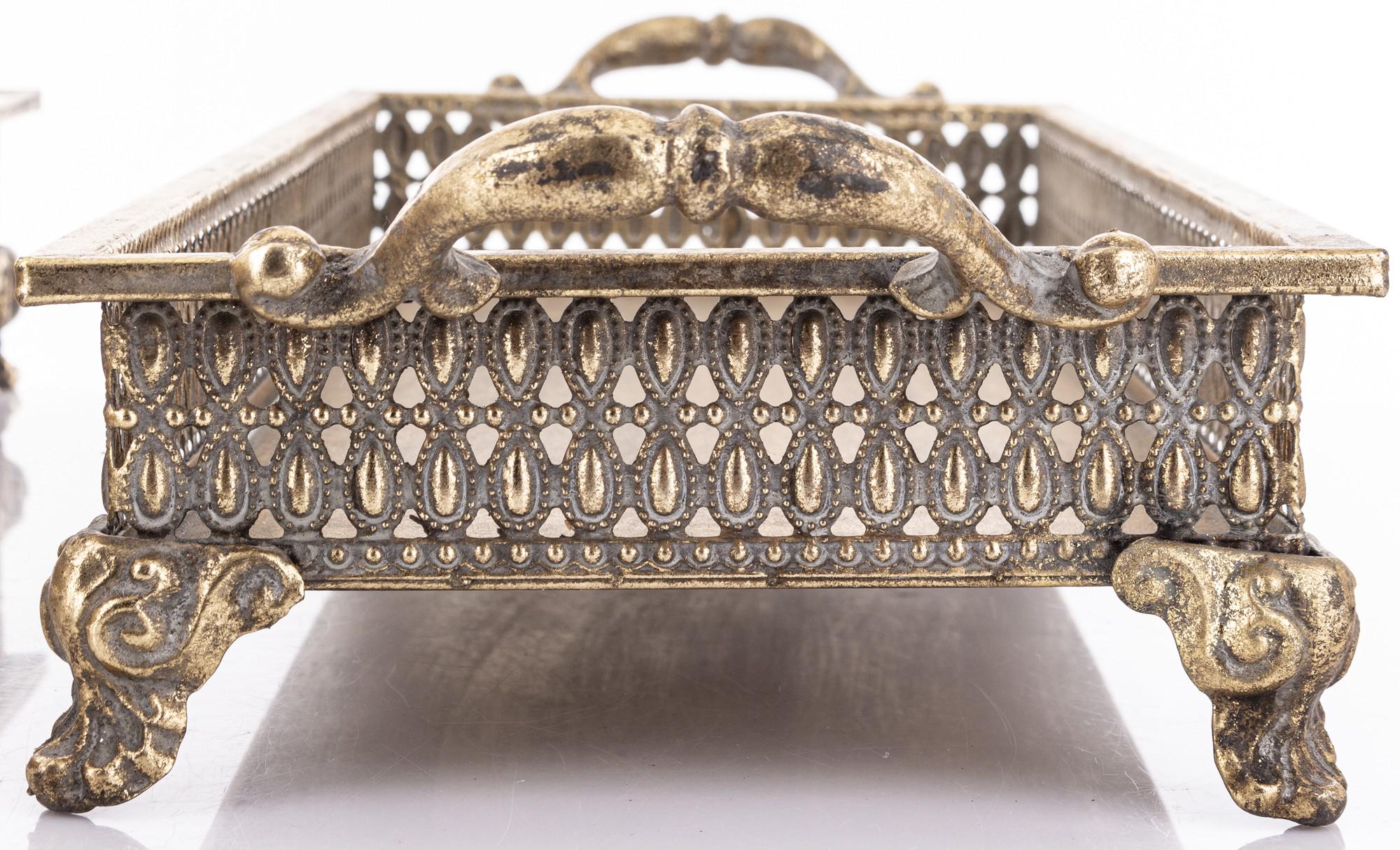 Набір таць декоративних 2 шт. 11x60x20/11x65x25 см (166609) - фото 12