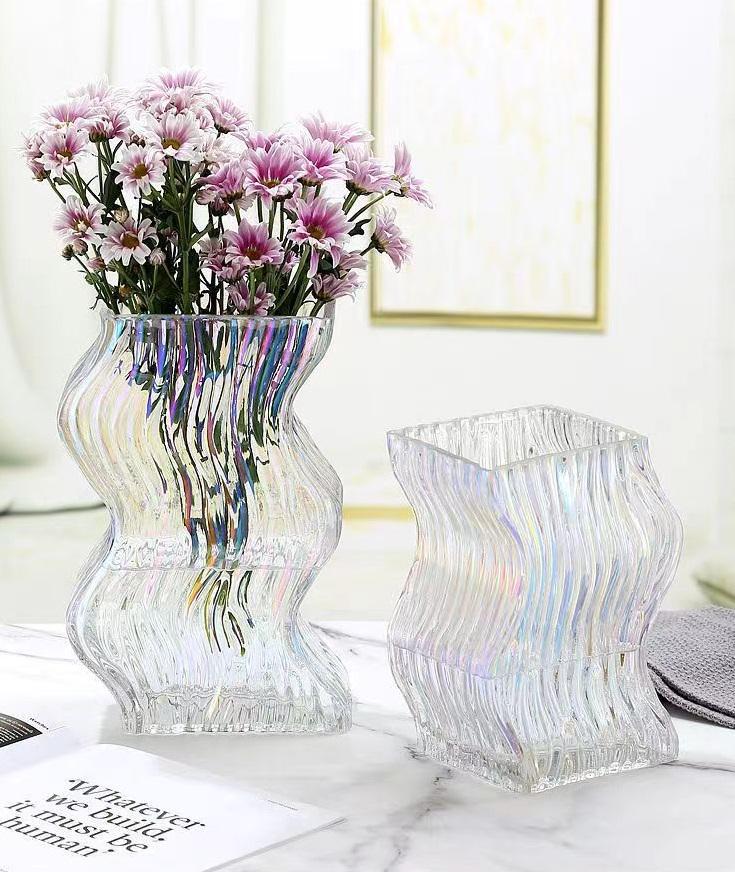 Ваза для квітів 14190 10,5х12,5х20 см Перламутровий (4704994) - фото 2 Ваза для квітів 14190 10,5х12,5х20 см Перламутровий (4704994) - фото 2