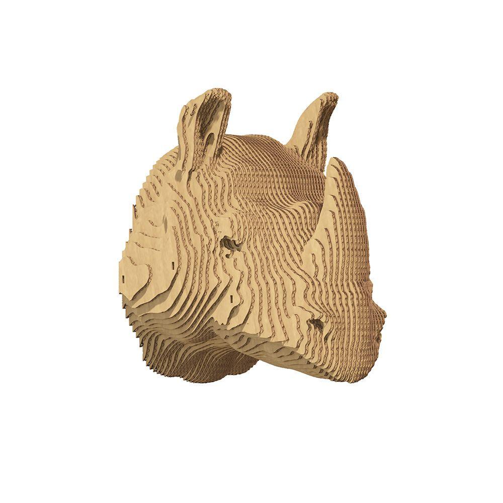 Пазл картонный настенный Cartonic 3D Носорог 57 деталей