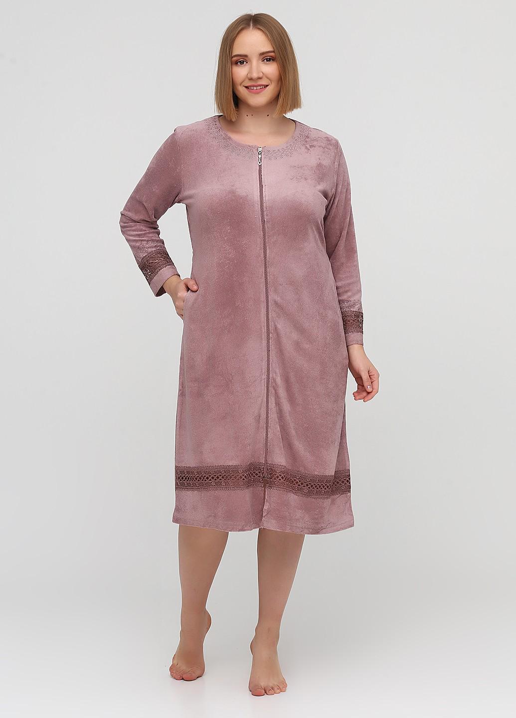 Халат женский Romeo Life 5XL Пудровый (3581_П) Халат женский Romeo Life 5XL Пудровый (3581_П)