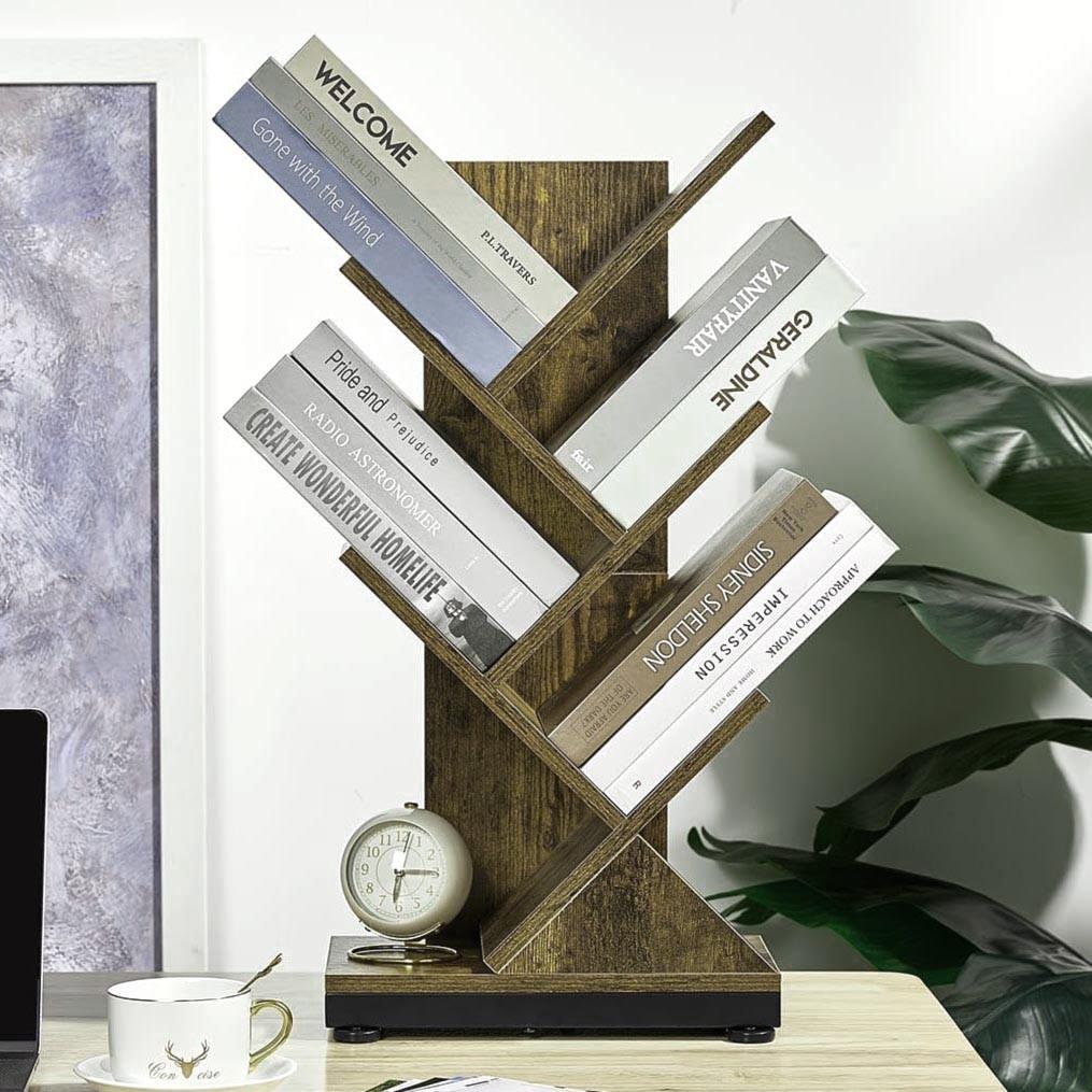 Полка книжная настольная из дерева Рамбален Палисандр (КПА-003102)