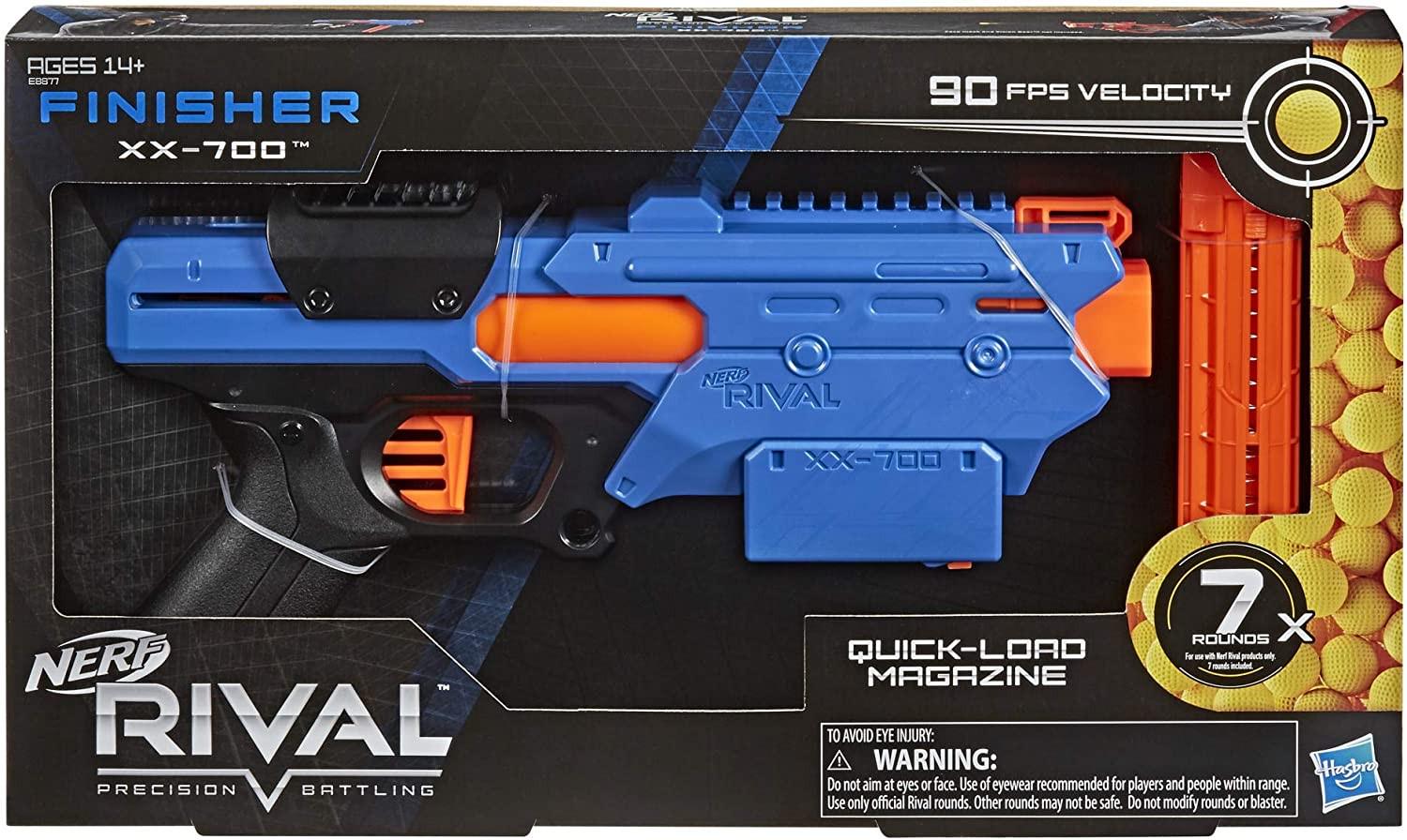 ᐉ Бластер Nerf E8877 Rival Finisher XX-700 Blue (NRF58) • Купить