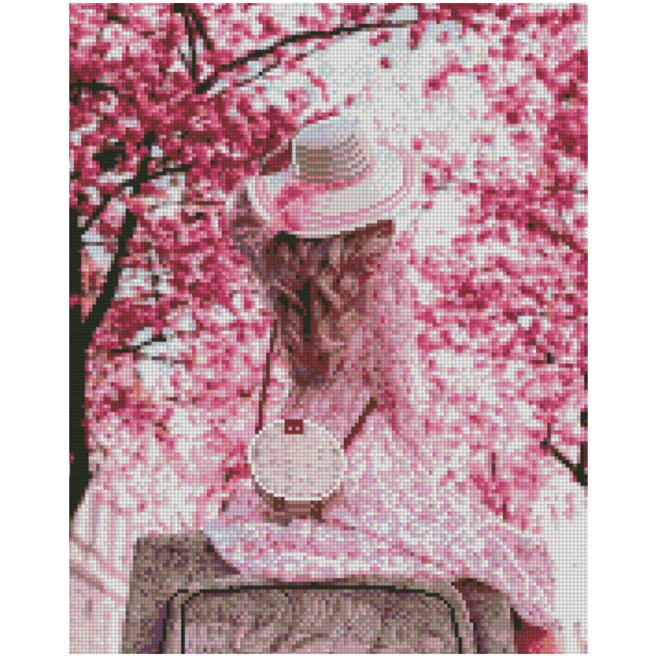 Алмазная мозаика Strateg Розовый настроение 40х50 см (Str-FA0033)