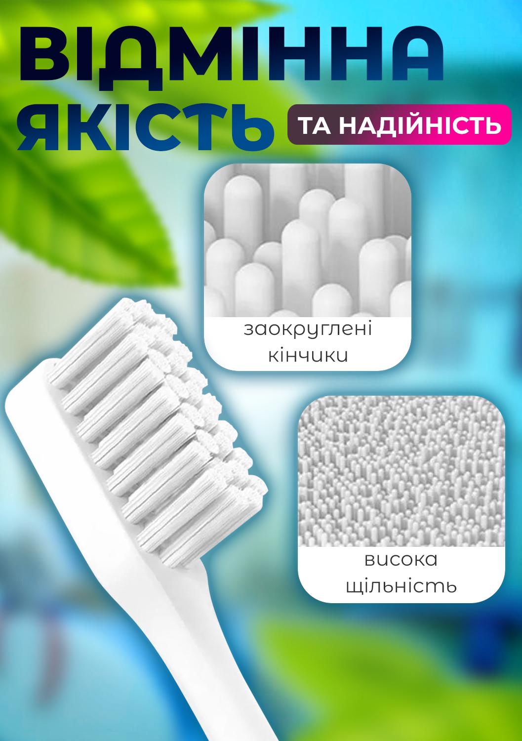 Электрическая зубная щетка Schwarz&Mayer 3 насадки USB IPX7 Белый (24514071) - фото 6 Электрическая зубная щетка Schwarz&Mayer 3 насадки USB IPX7 Белый (24514071) - фото 6