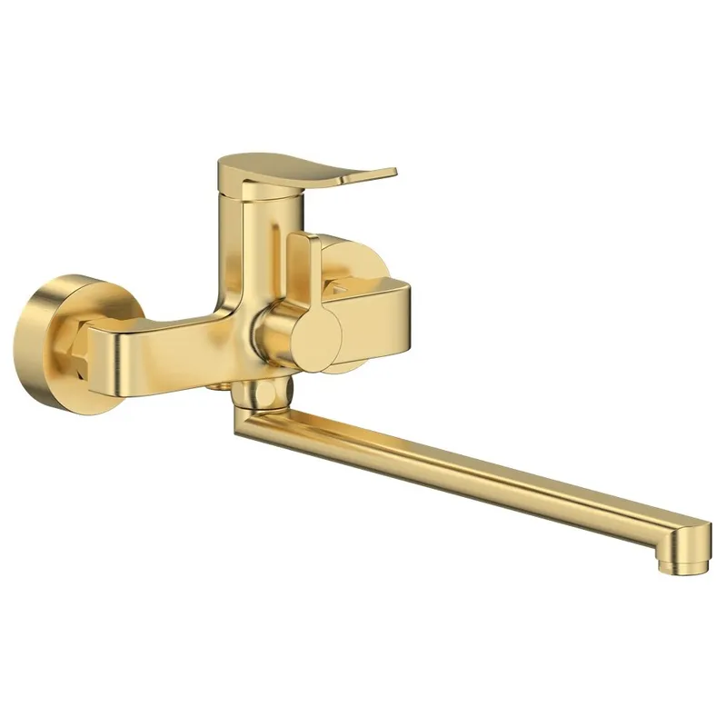 Змішувач для ванни MIXXUS Premium DALI 006 Euro Brushed Gold (MI6764)
