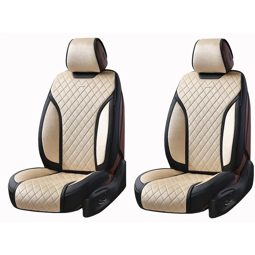 Чехлы на сиденья Elegant 700 224 передние алькантара/искусственная кожа 3D TORINO Бежевый (520135)