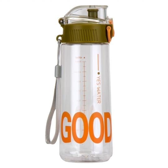 Пляшка для спорту Elisey Good 600 мл Зелений (9110-002)