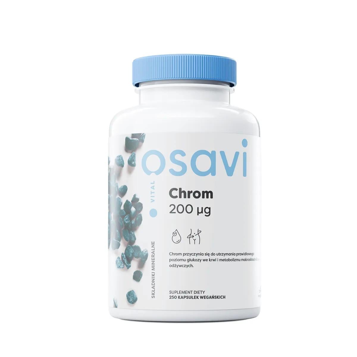 Хром Osavi Chromium 200 мг 250 капс. Хром Osavi Chromium 200 мг 250 капс.