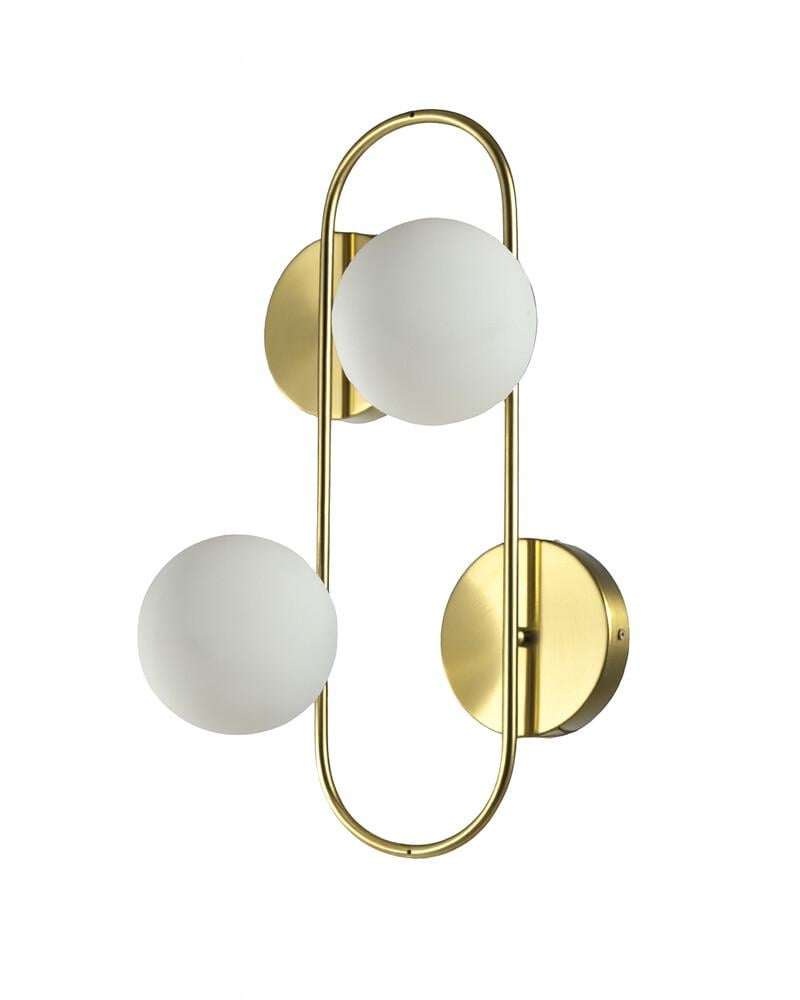 Бра Edlin PL321180W-2 Sonte G9 2x10W IP20 Латунний (28103945)