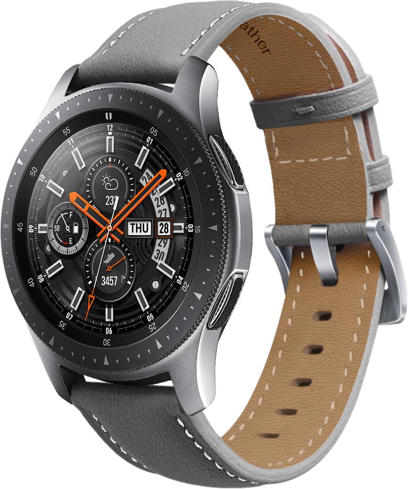 Ремешок кожаный Folsa для Galaxy Watch 46 мм Grey (31541-33)