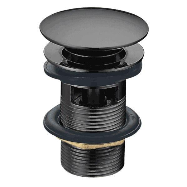 Клапан донный Imprese Saluti Click-Clack для раковины 1 1/4" Черный (ANT-61179)