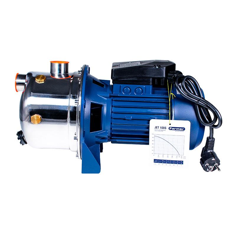 Насос поверхневий Farmer Jet 100 S 1,1 кВт H 54 м Q 55 л/хв - фото 4 Насос поверхневий Farmer Jet 100 S 1,1 кВт H 54 м Q 55 л/хв - фото 4
