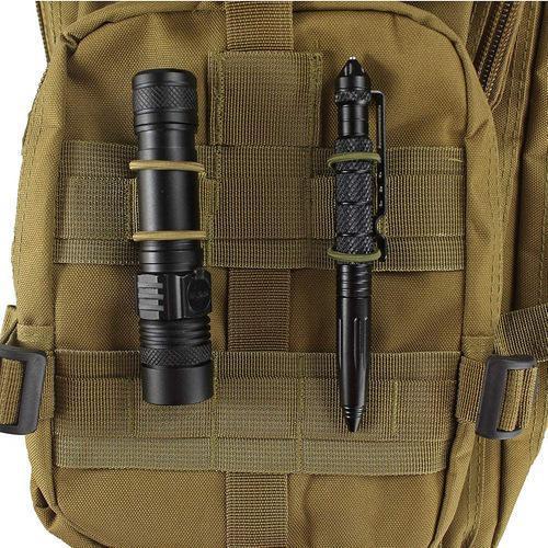 Гумка фіксатор для закріплення спорядження Strom MOLLE 10 шт. Олива (8256465) - фото 7