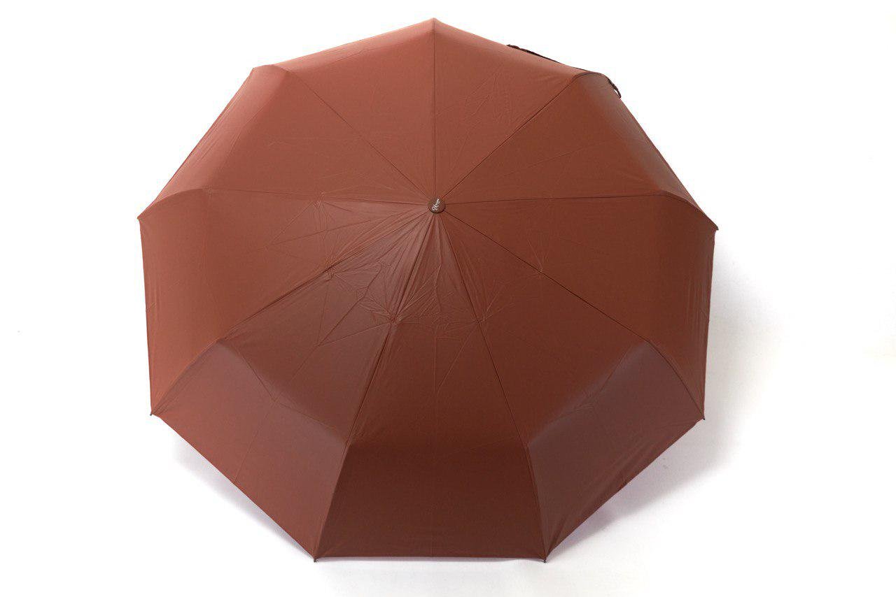Парасолька автоматична жіноча Unique з квітами 9 спиць Коричневий (3009) - фото 5 Парасолька автоматична жіноча Unique з квітами 9 спиць Коричневий (3009) - фото 5