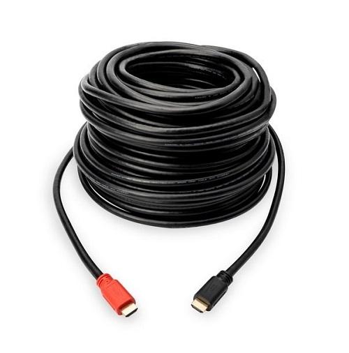 Кабель для передачи видеосигнала Assmann HDMI AM/AM High speed с усилителем 1,5 м Черный (AK-330105-150-S) - фото 1