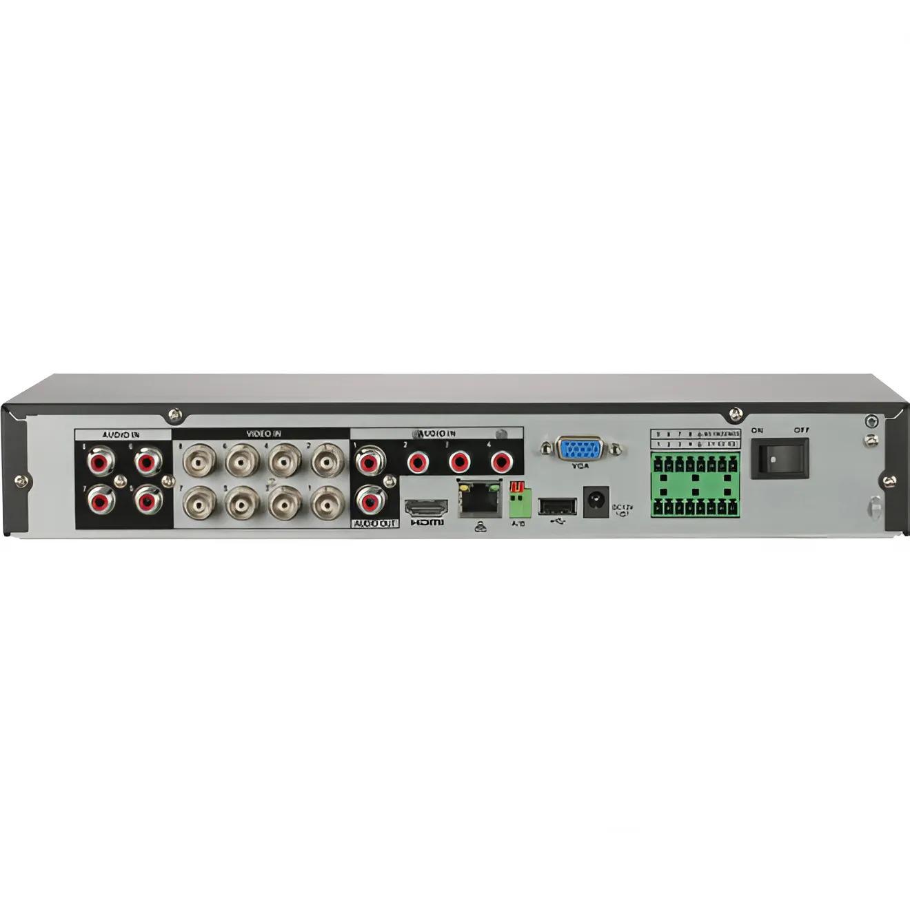 Відеореєстратор 8-канальний Dahua DH-XVR5108HE-I3 1U 1HDD WizSense 80 Мбіт/с Чорний (6d67bff8) - фото 2