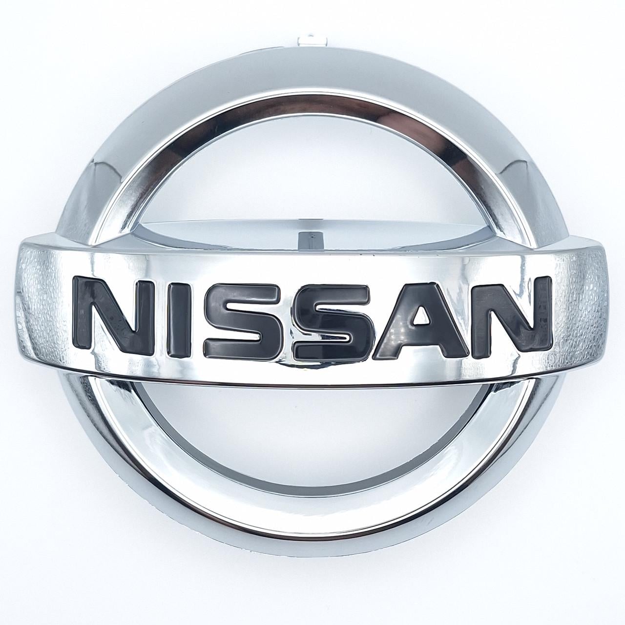 Эмблема Nissan на решетку радиатора Хром 142х122 мм (628901AA0A)