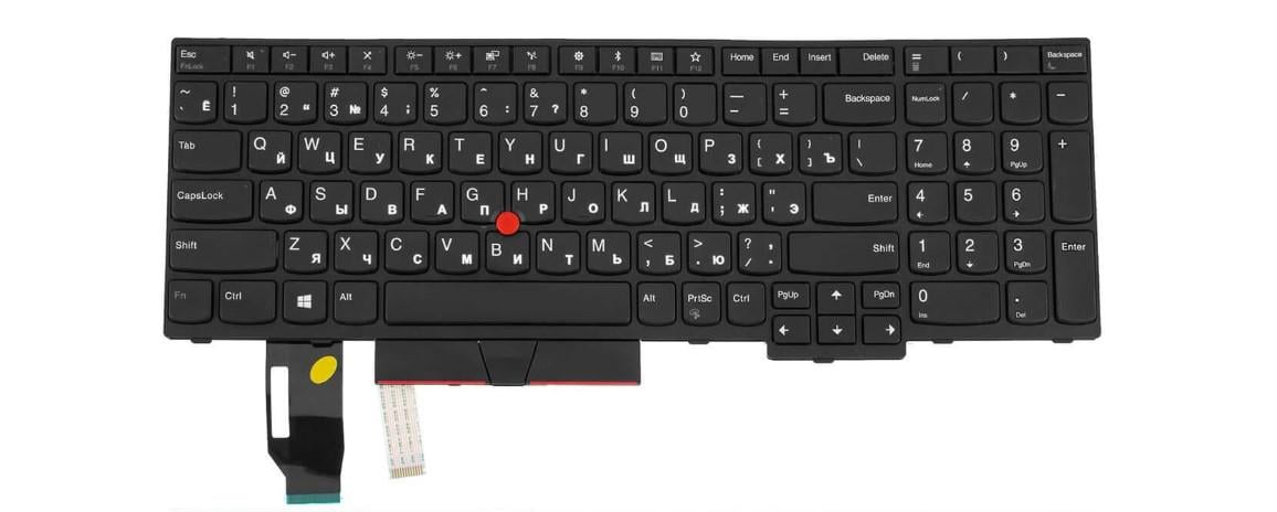 Клавиатура для ноутбука Lenovo ThinkPad E580/E585/L580 матовая (01YP782)