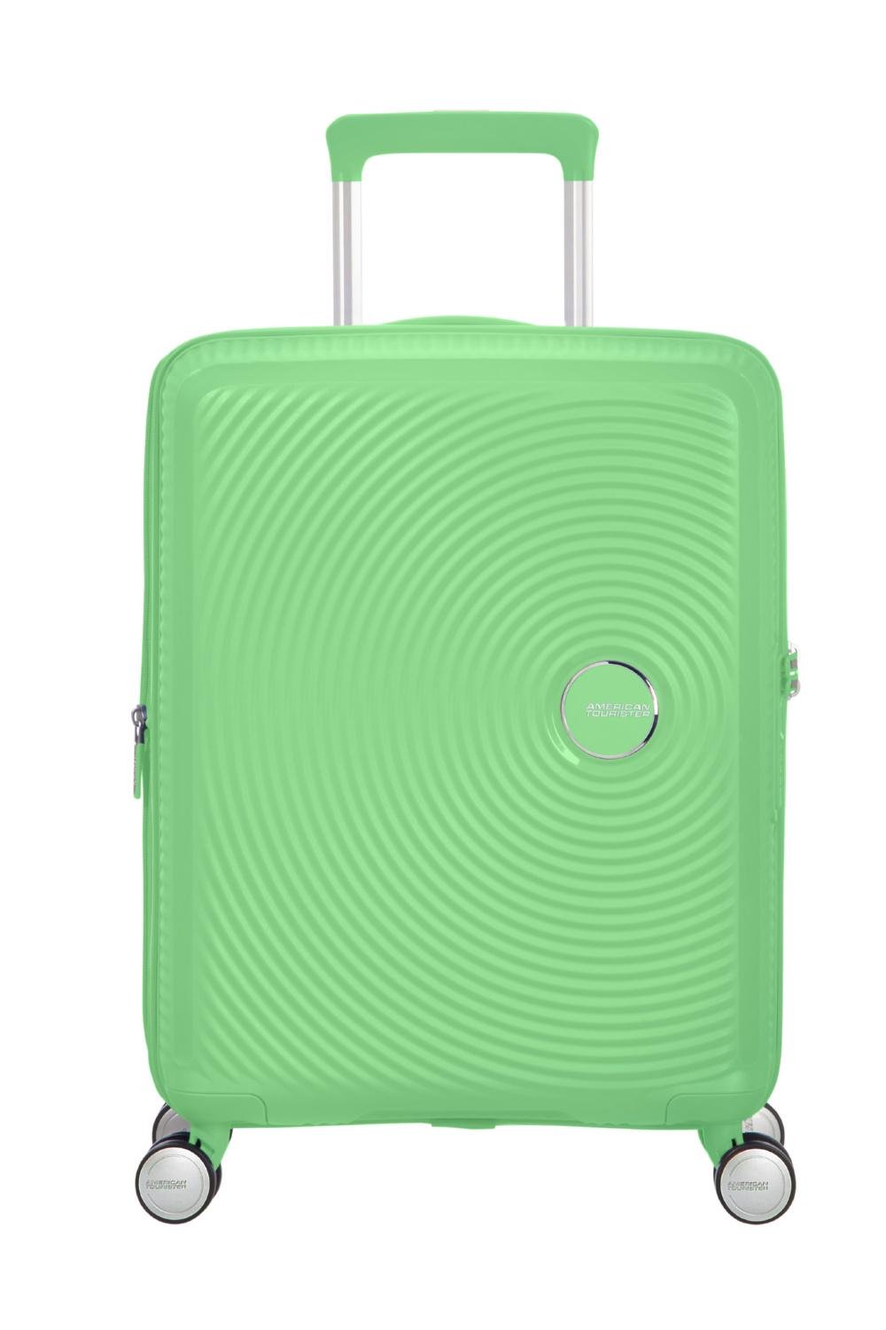 Чемодан с расширением American Tourister Soundbox 55x40x20/23 см Зеленый (32G-44001) - фото 1