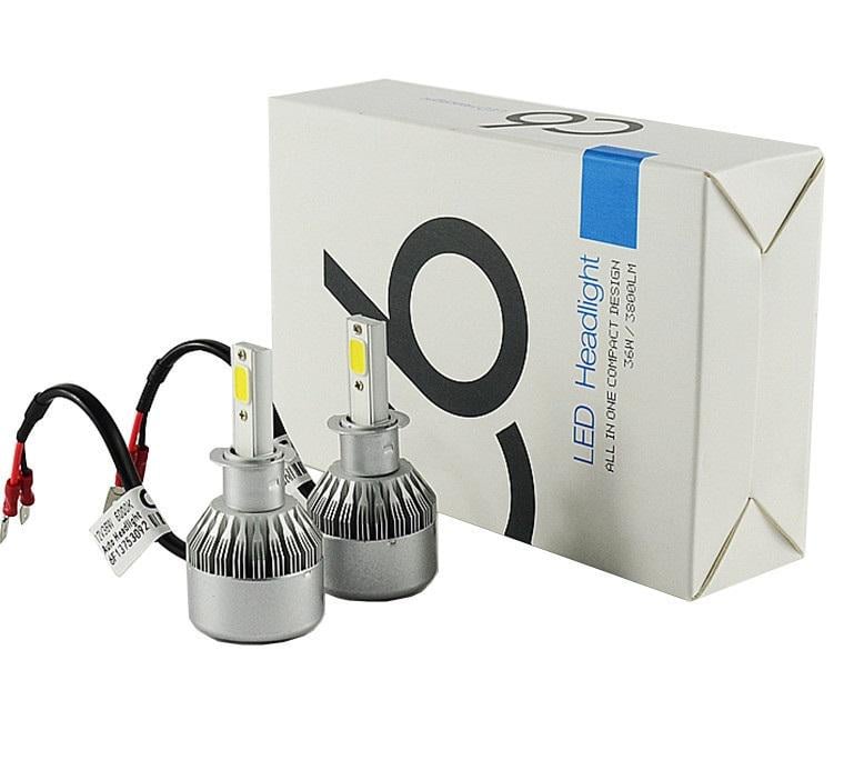 Комплект автомобильных LED ламп C6 H3 2 шт. (5539)