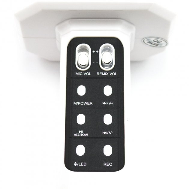 Микрофон-караоке беспроводной WSTER WS-1828 с возможностью смены голоса 1800 mAh White (ML-04642) - фото 4