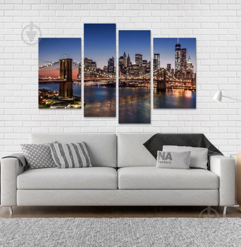 Модульна картина Poster-land Нічне місто Art-122_4