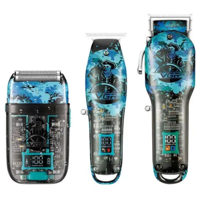 Набір для стрижки VGR RR-645 з машинкою/триммером та електробритвою 3 шт. (18022414)