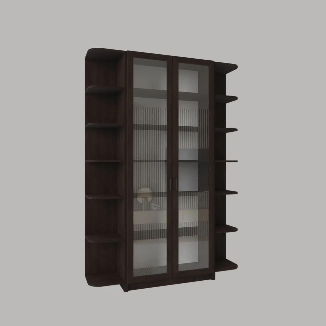Шкаф книжный Meblion Аристотель 1334.2 Венге