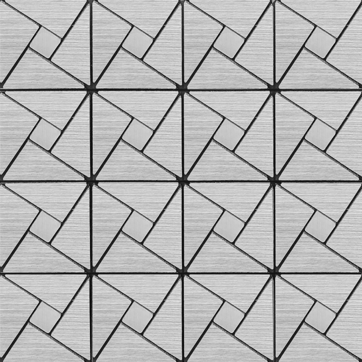 Мозаїка Pet Sticker Wall D SW-00001641 30х30х4 мм Срібний