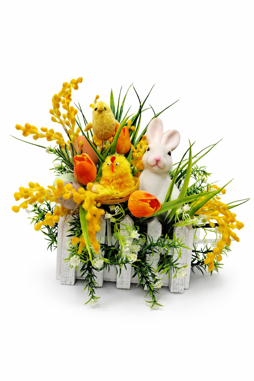 Композиция из искусственных цветов 40х35 см (2972275686)