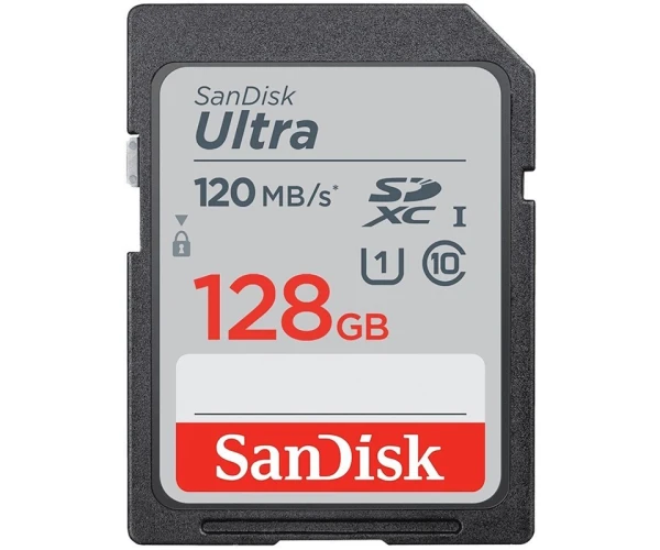 Карта пам’яті SDXC SanDisk Ultra 120Mb/s Class 10 UHS-1 128Gb - фото 1