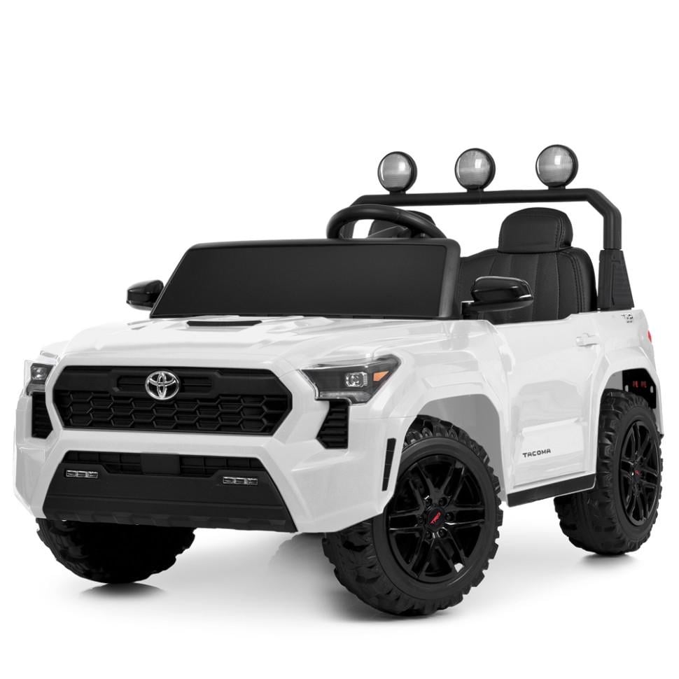 Детский электрический джип Bambi Toyota 12V двухместный до 40 кг Белый (DE-169-E-967)
